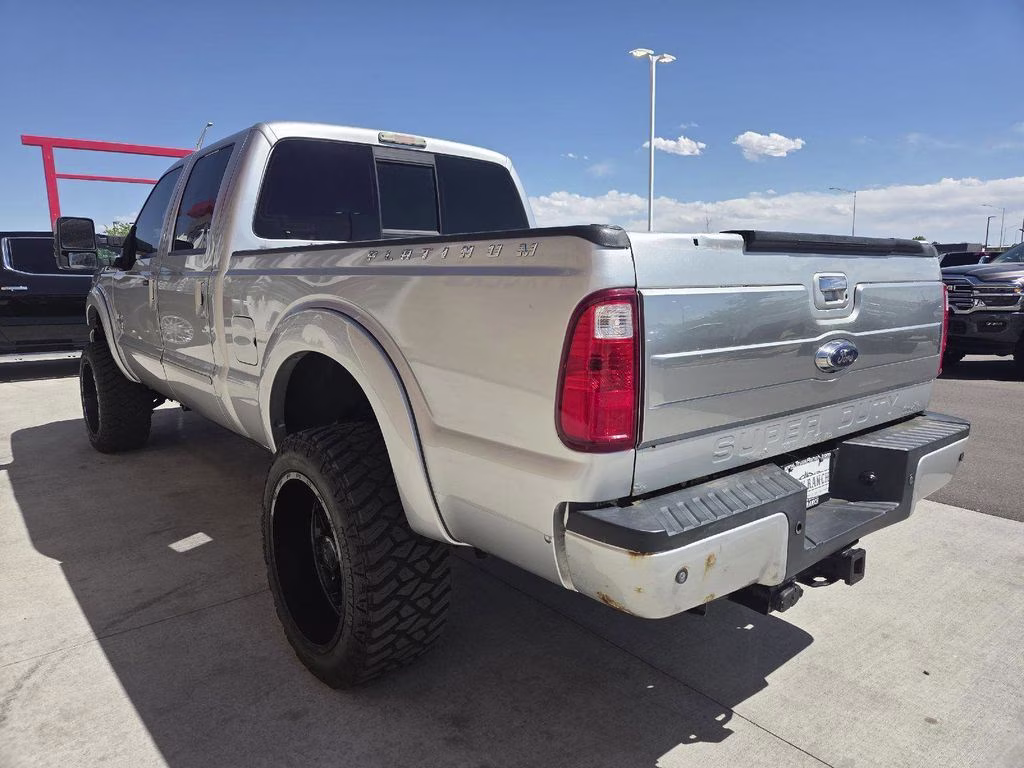 2016 Silver Ford Super Duty F-350 SRW Platinum 4X4 Truck