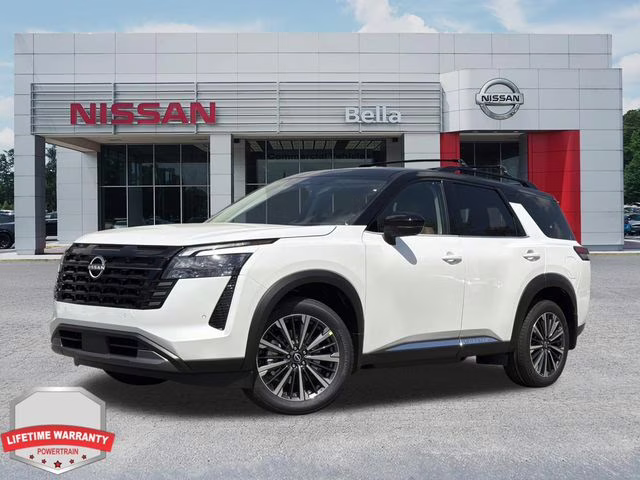 2026 Everest White Pearl/Black Nissan Pathfinder Platinum 4X4 SUV