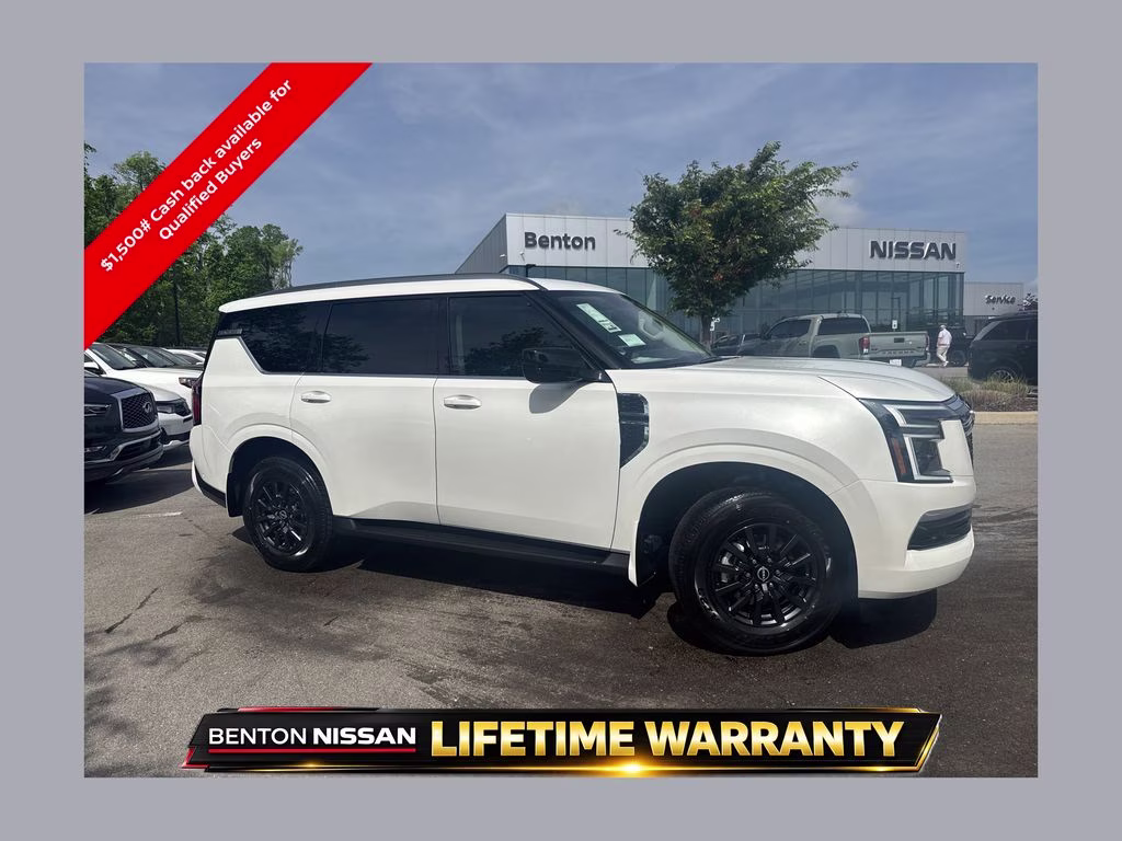 2026 Aspen White Tricoat Nissan Armada SV RWD SUV