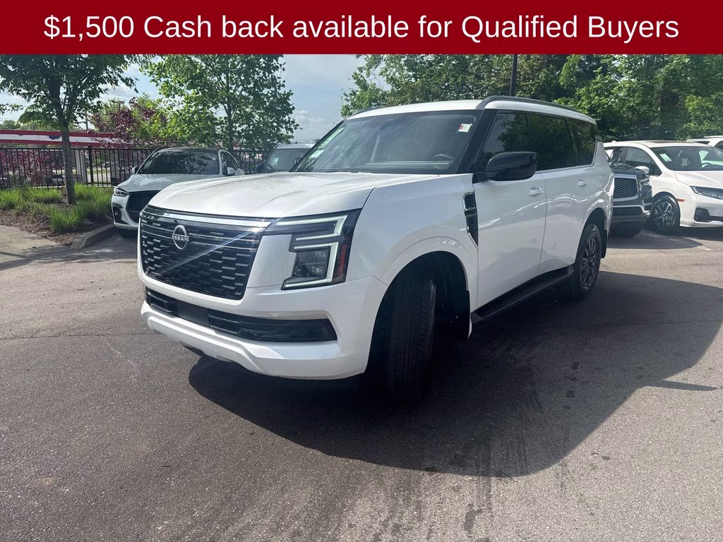2026 Aspen White Tricoat Nissan Armada SV RWD SUV