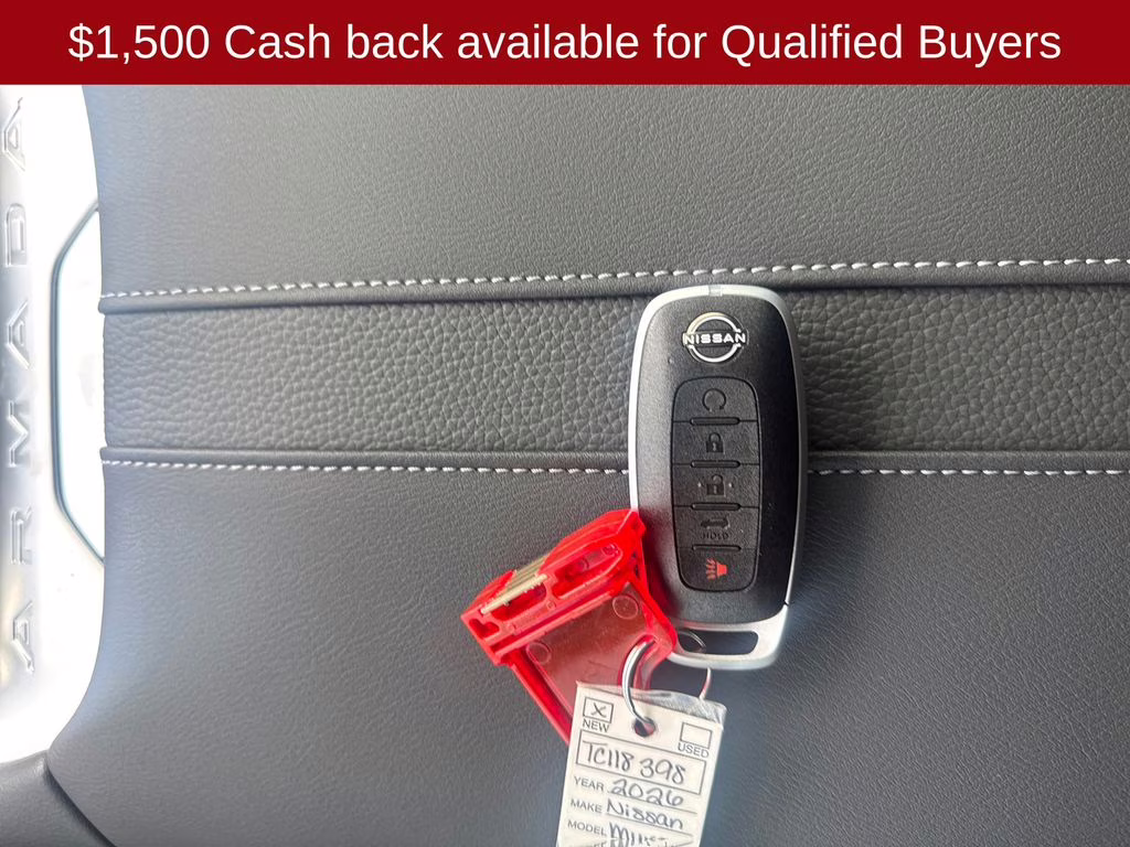 2026 Aspen White Tricoat Nissan Armada SV RWD SUV