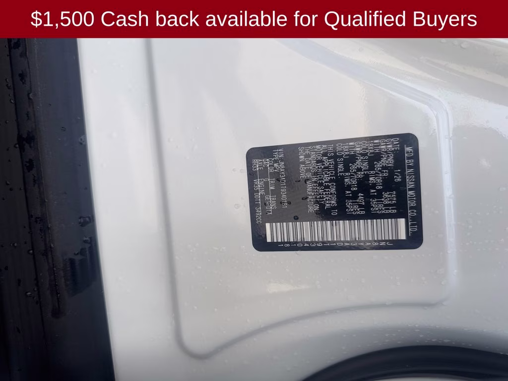2026 Aspen White Tricoat Nissan Armada SV RWD SUV