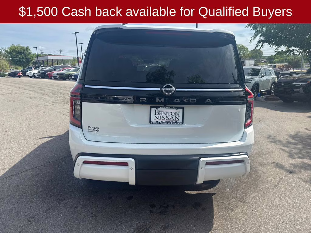 2026 Aspen White Tricoat Nissan Armada SV RWD SUV
