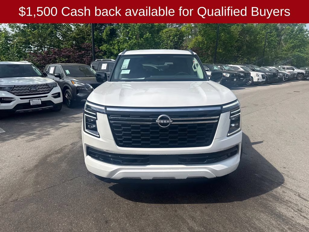 2026 Aspen White Tricoat Nissan Armada SV RWD SUV