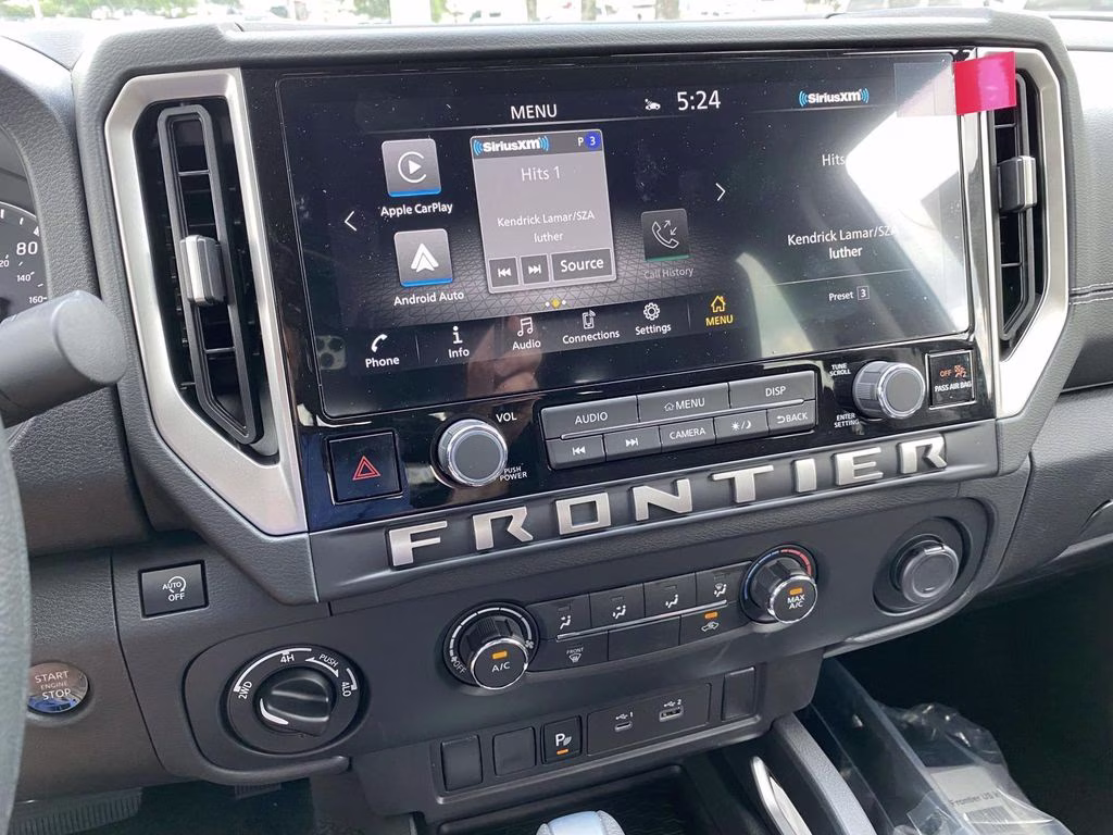 2026 Glacier White Nissan Frontier SV 4X4 Truck