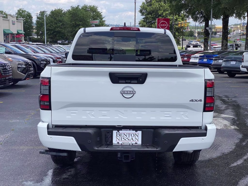 2026 Glacier White Nissan Frontier SV 4X4 Truck