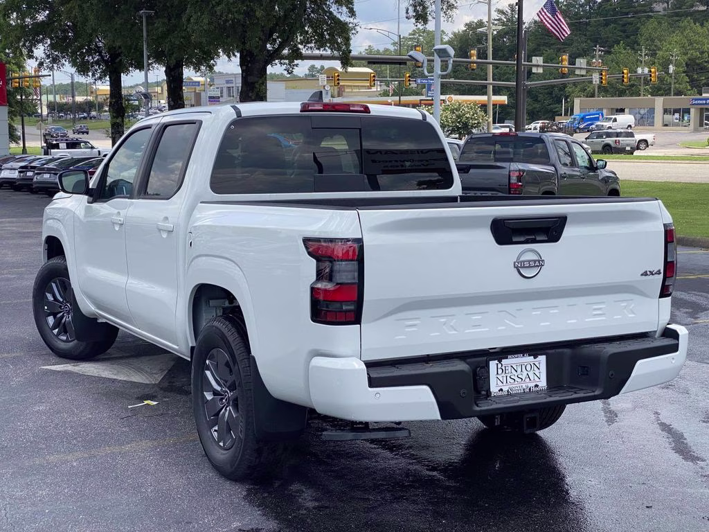2026 Glacier White Nissan Frontier SV 4X4 Truck
