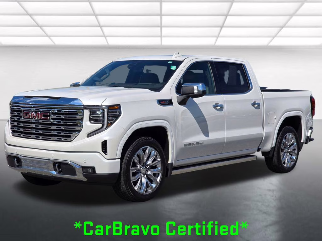 2025 White Frost Tricoat GMC Sierra 1500 Denali 4X4 Truck