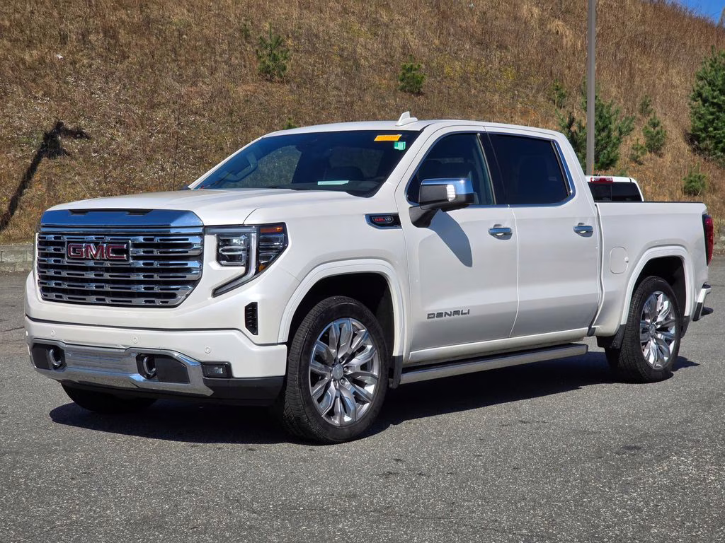 2025 White Frost Tricoat GMC Sierra 1500 Denali 4X4 Truck