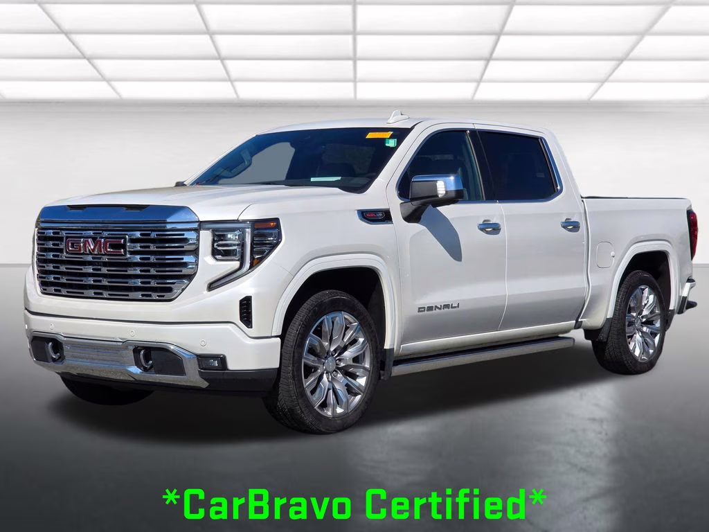 2025 White Frost Tricoat GMC Sierra 1500 Denali 4X4 Truck