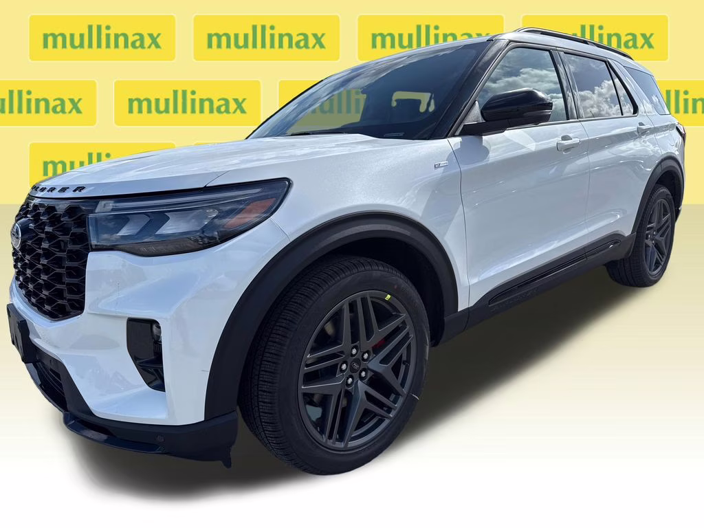 2026 Star White Metallic TC Ford Explorer ST-Line RWD SUV