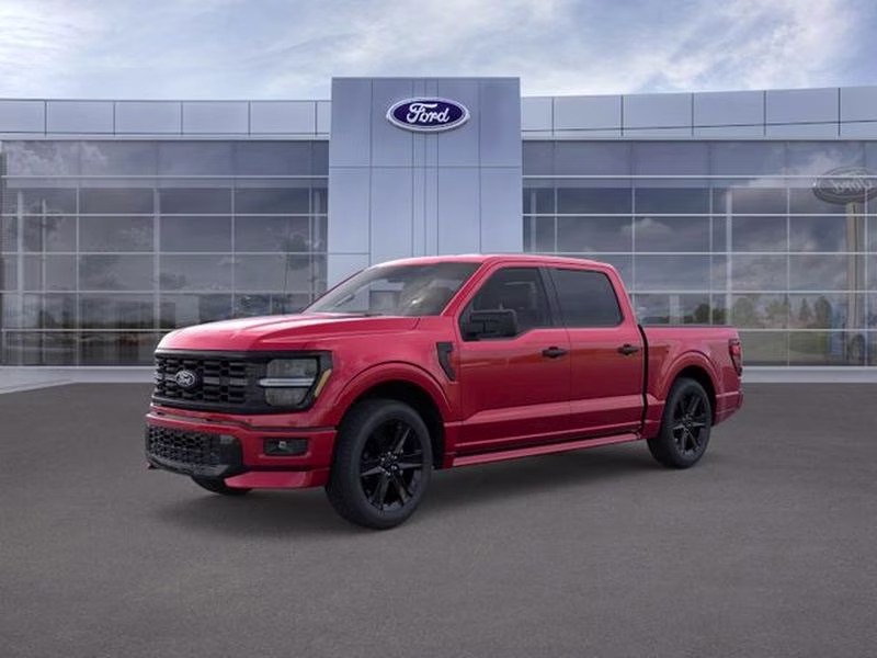 2026 Ruby Red Metallic Tinted Clearcoat Ford F-150 STX 4X4 Truck