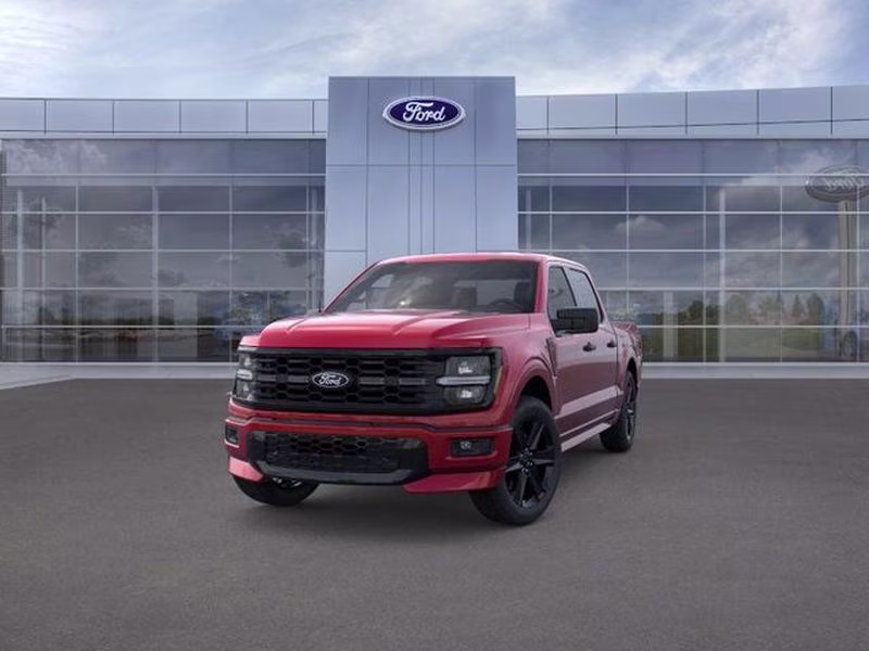 2026 Ruby Red Metallic Tinted Clearcoat Ford F-150 STX 4X4 Truck