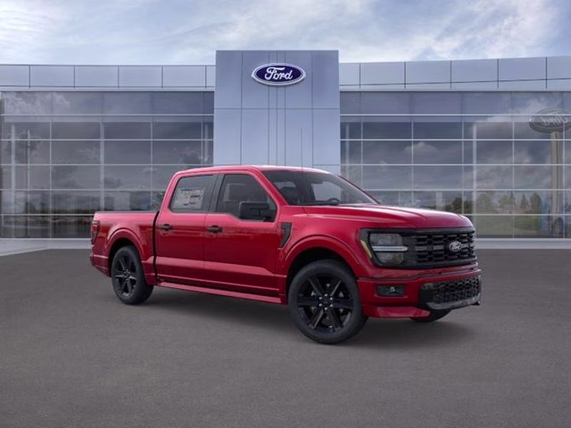 2026 Ruby Red Metallic Tinted Clearcoat Ford F-150 STX 4X4 Truck