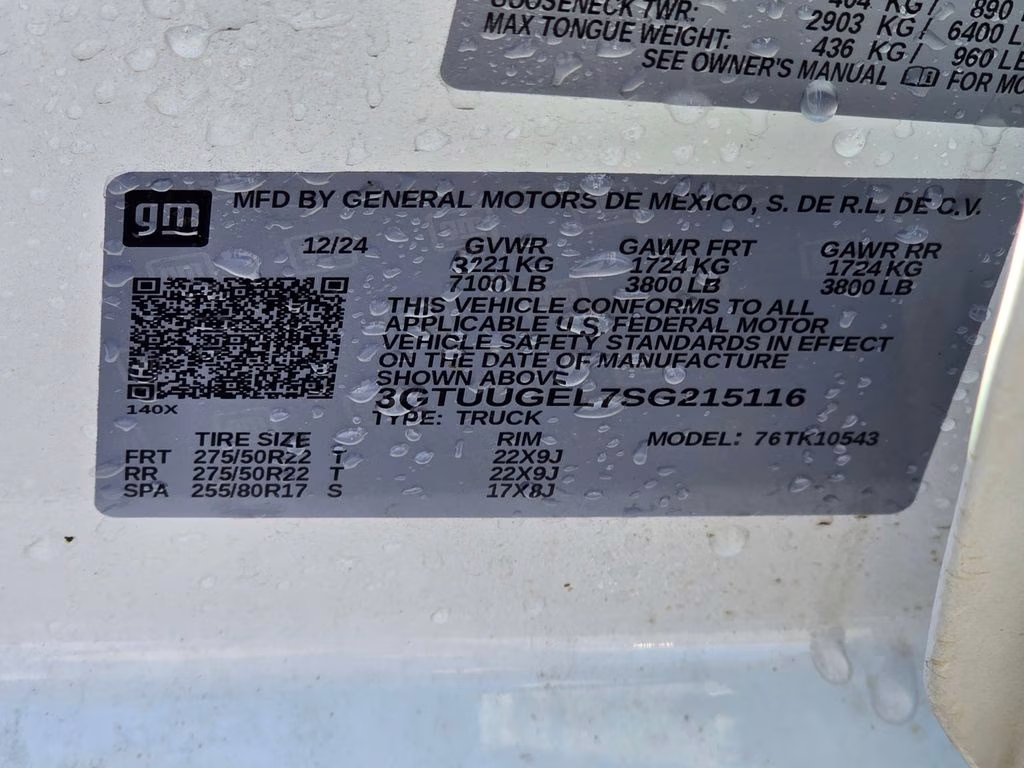 2025 White Frost Tricoat GMC Sierra 1500 Denali 4X4 Truck