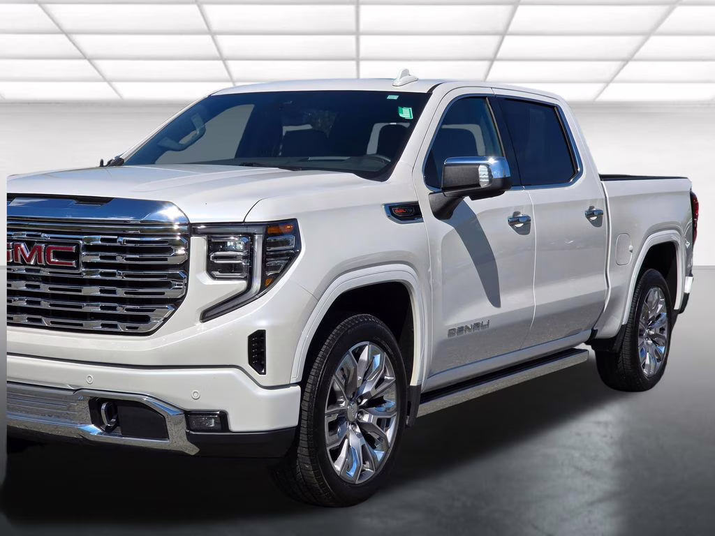 2025 White Frost Tricoat GMC Sierra 1500 Denali 4X4 Truck