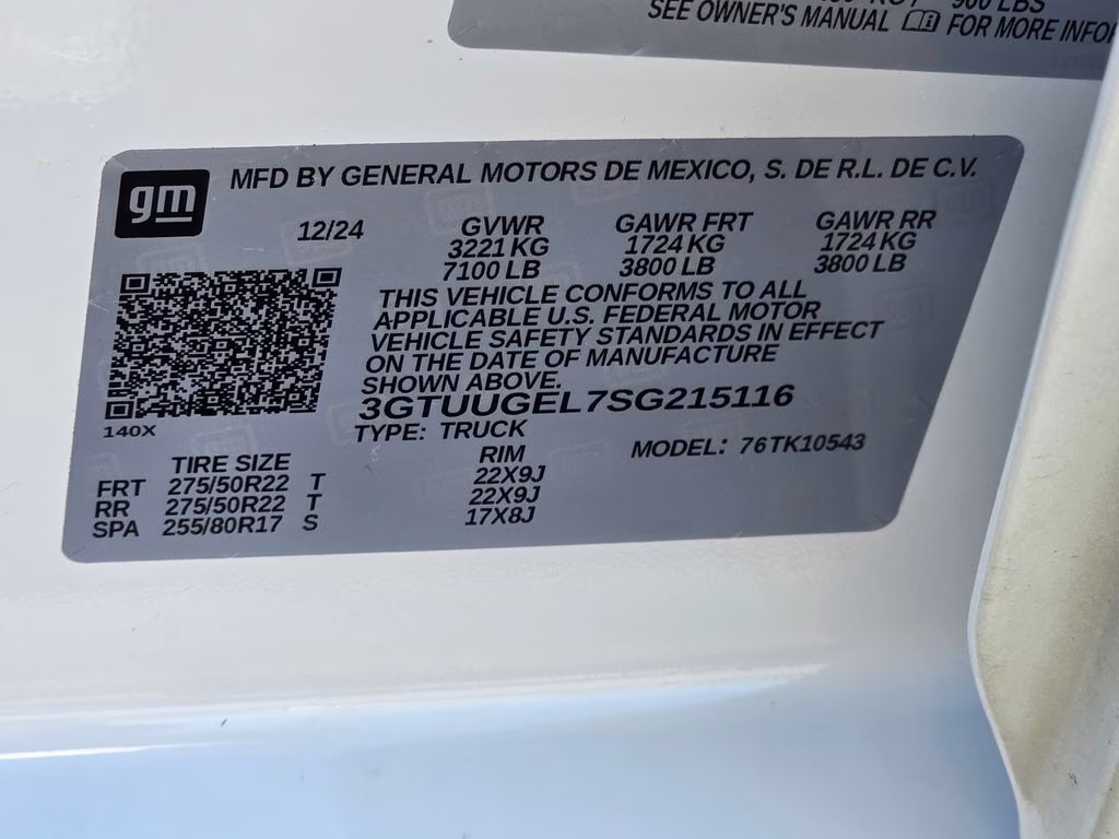2025 White Frost Tricoat GMC Sierra 1500 Denali 4X4 Truck