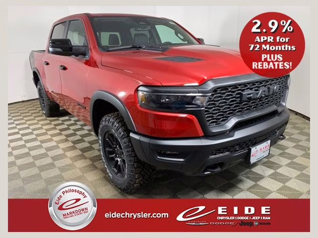 2026 Molten Red Pearlcoat Ram 1500 Rebel 4X4 Truck