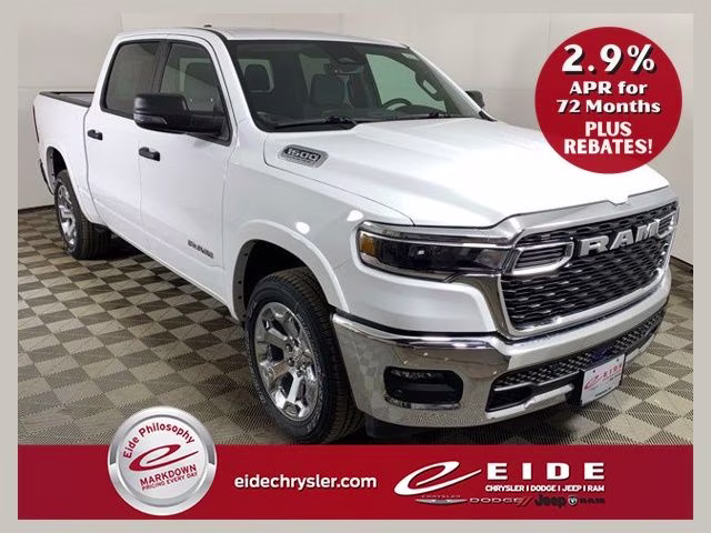 2026 Bright White Clearcoat Ram 1500 Big Horn 4X4 Truck