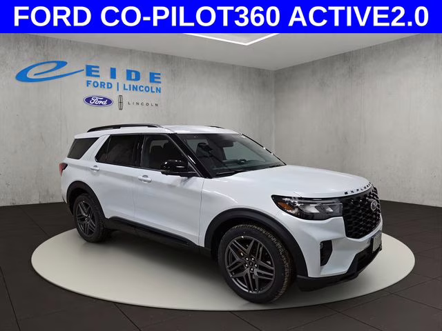2026 Space White Metallic Ford Explorer ST 4X4 SUV