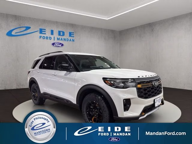 2026 White Metallic Ford Explorer Tremor 4X4 SUV