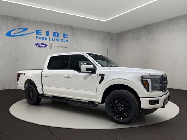 2026 Star White Metallic TC Ford F-150 Lariat Black Appearance 4X4 Truck