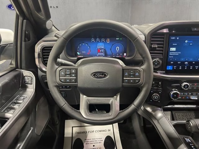 2026 Star White Metallic TC Ford F-150 Lariat Black Appearance 4X4 Truck