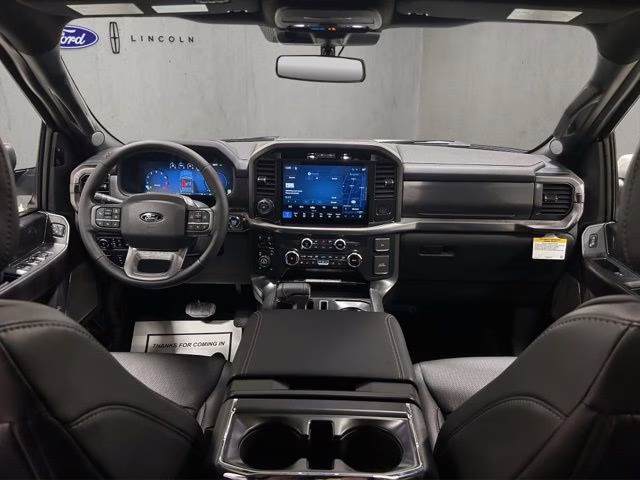 2026 Star White Metallic TC Ford F-150 Lariat Black Appearance 4X4 Truck