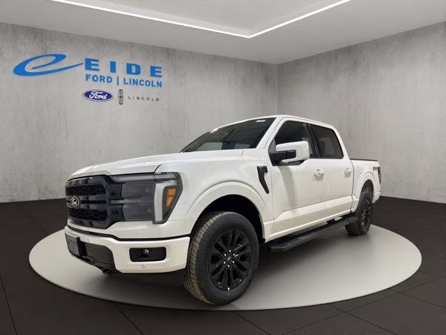 2026 Star White Metallic TC Ford F-150 Lariat Black Appearance 4X4 Truck