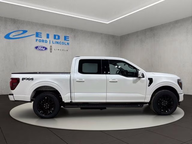 2026 Star White Metallic TC Ford F-150 Lariat Black Appearance 4X4 Truck