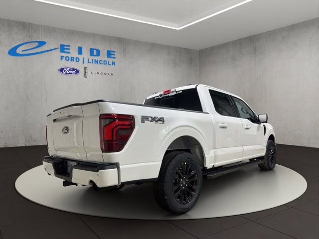 2026 Star White Metallic TC Ford F-150 Lariat Black Appearance 4X4 Truck