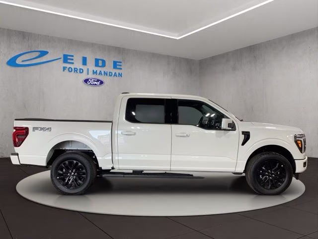 2026 Star White Metallic TC Ford F-150 Lariat Black Appearance 4X4 Truck