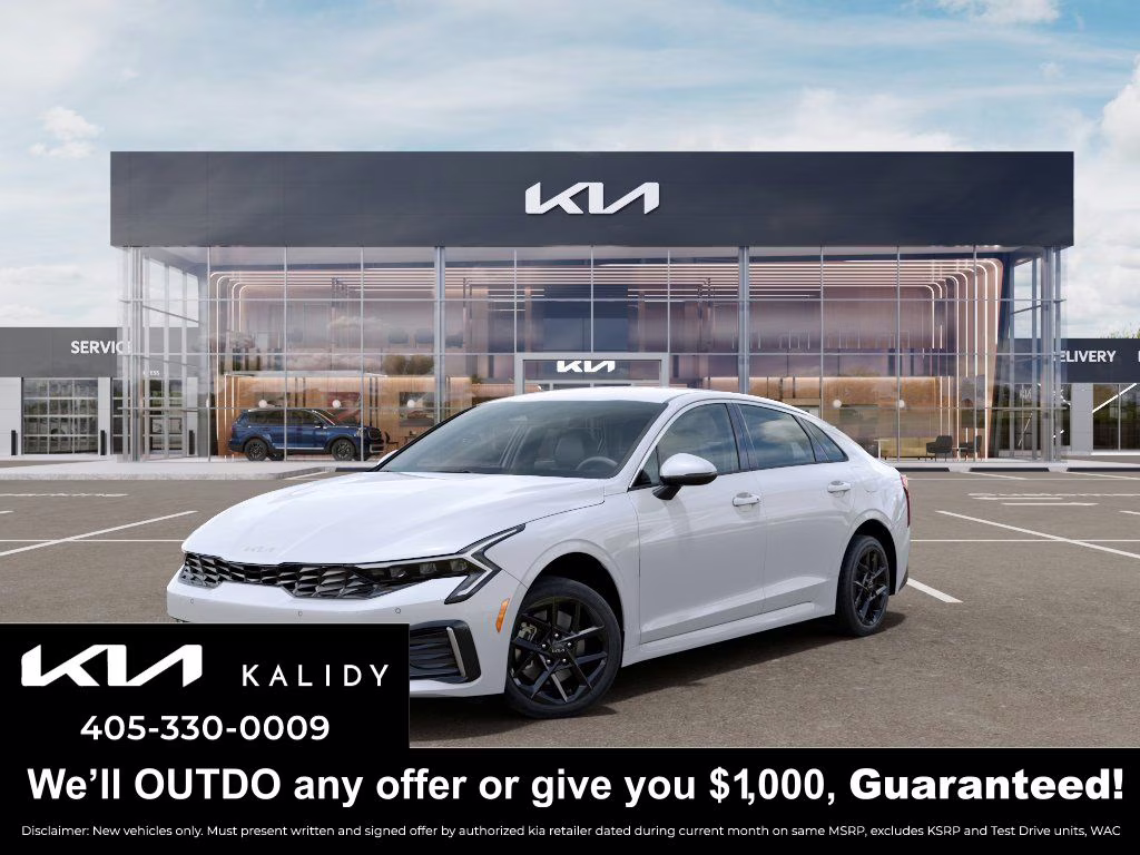2026 Snow White Pearl Kia K5 LXS FWD Sedan