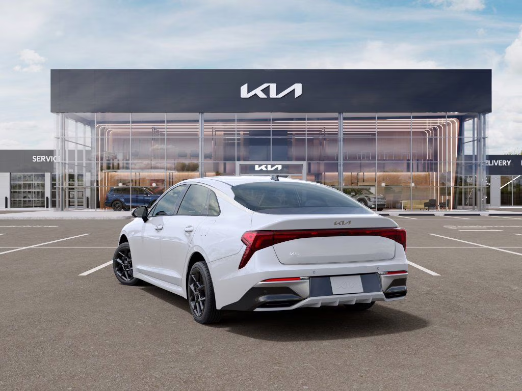 2026 Snow White Pearl Kia K5 LXS FWD Sedan