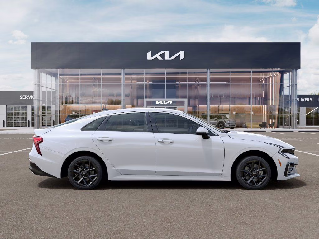 2026 Snow White Pearl Kia K5 LXS FWD Sedan