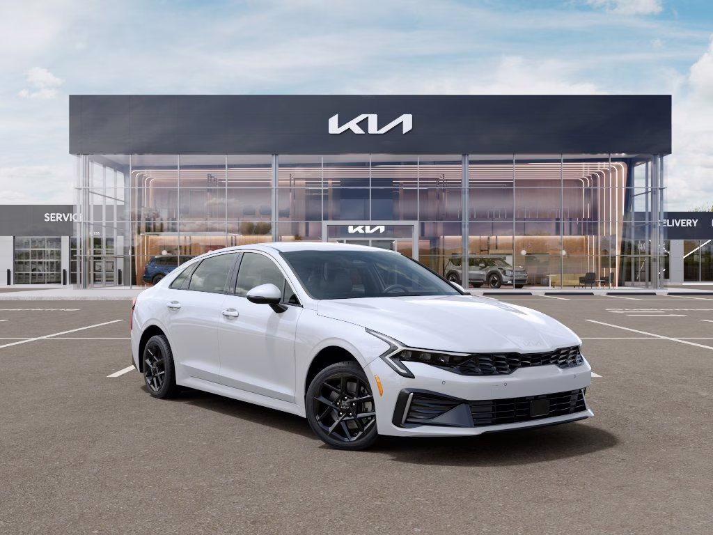 2026 Snow White Pearl Kia K5 LXS FWD Sedan
