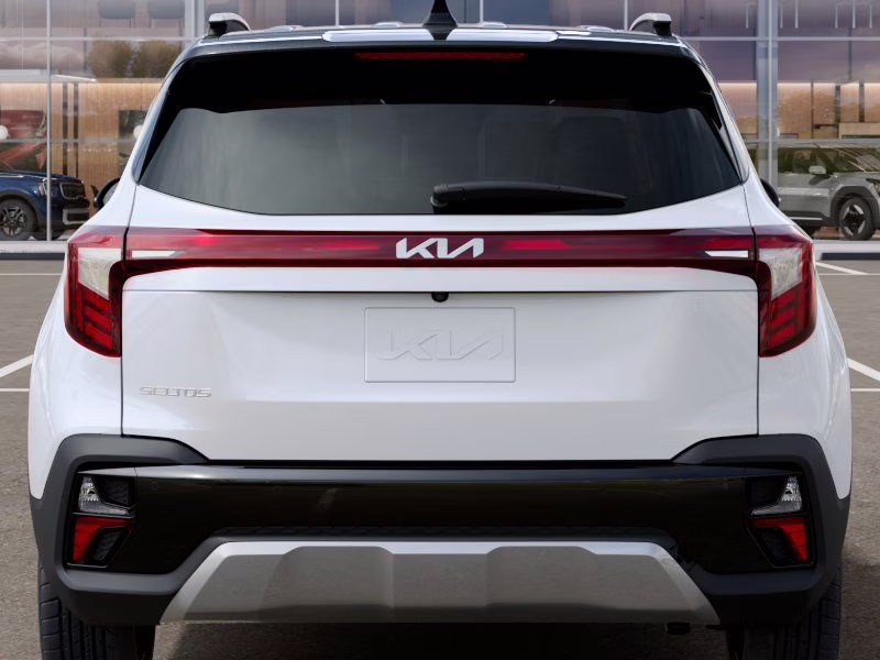 2026 Clear White/Black Roof Kia Seltos S FWD SUV