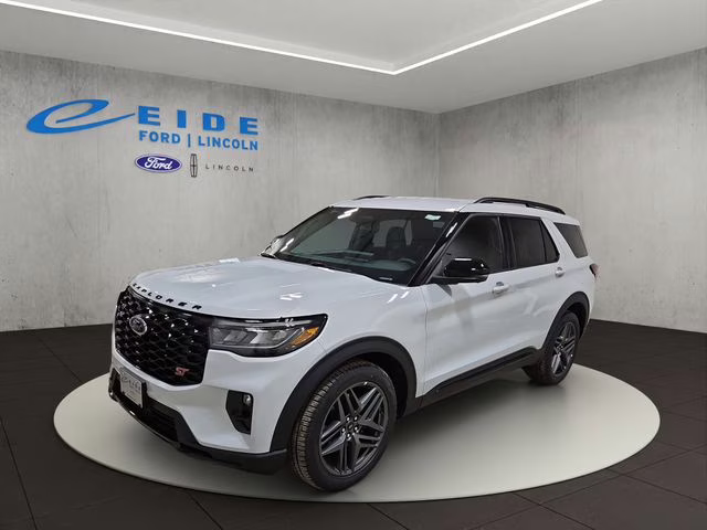 2026 Space White Metallic Ford Explorer ST 4X4 SUV