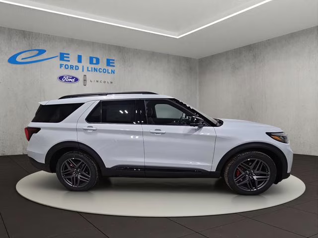 2026 Space White Metallic Ford Explorer ST 4X4 SUV