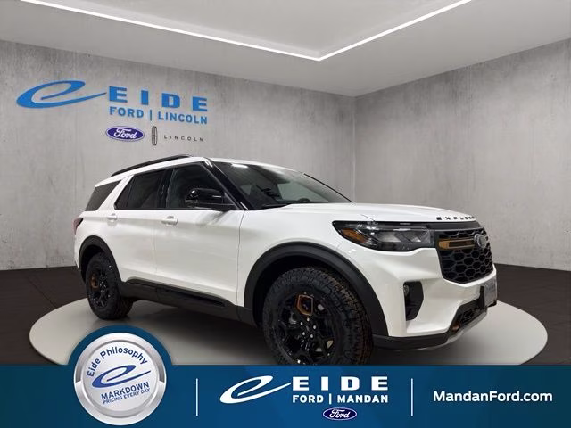 2026 White Metallic Ford Explorer Tremor 4X4 SUV
