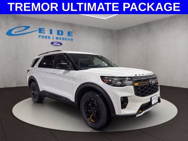 2026 White Metallic Ford Explorer Tremor 4X4 SUV