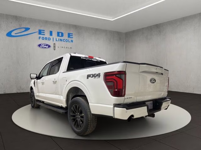 2026 Star White Metallic TC Ford F-150 Lariat Black Appearance 4X4 Truck
