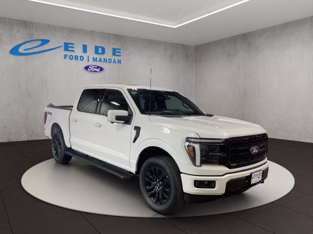 2026 Star White Metallic TC Ford F-150 Lariat Black Appearance 4X4 Truck