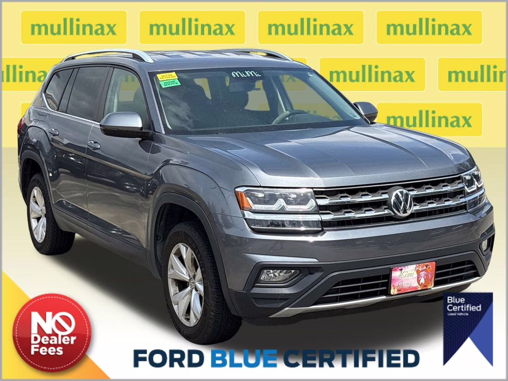 2018 Platinum Gray Metallic Volkswagen Atlas 3.6L V6 SE AWD SUV
