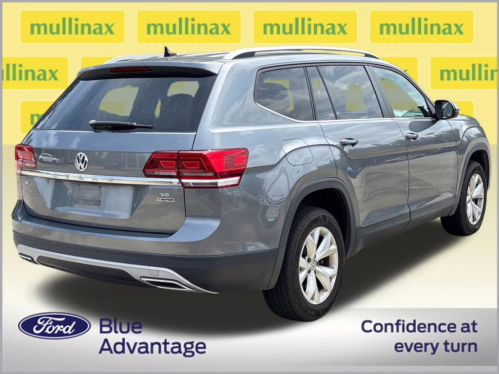 2018 Platinum Gray Metallic Volkswagen Atlas 3.6L V6 SE AWD SUV