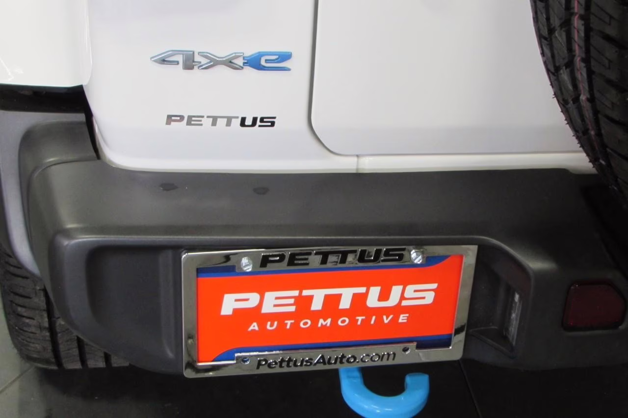 2023 Bright White Clearcoat Jeep Wrangler Sahara 4xe 4X4 SUV