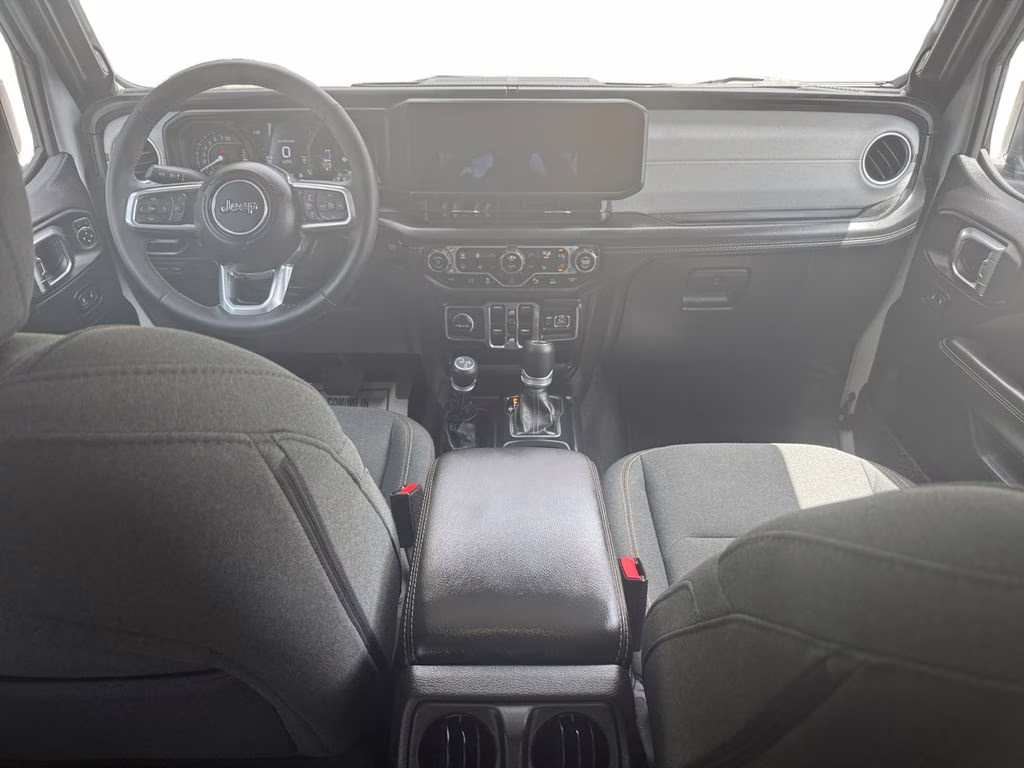 2025 Bright White Clearcoat Jeep Wrangler Sahara 4xe 4X4 SUV