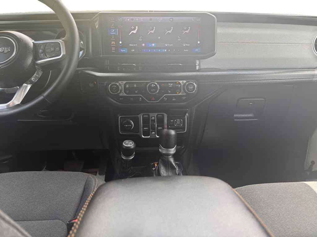 2025 Bright White Clearcoat Jeep Wrangler Sahara 4xe 4X4 SUV