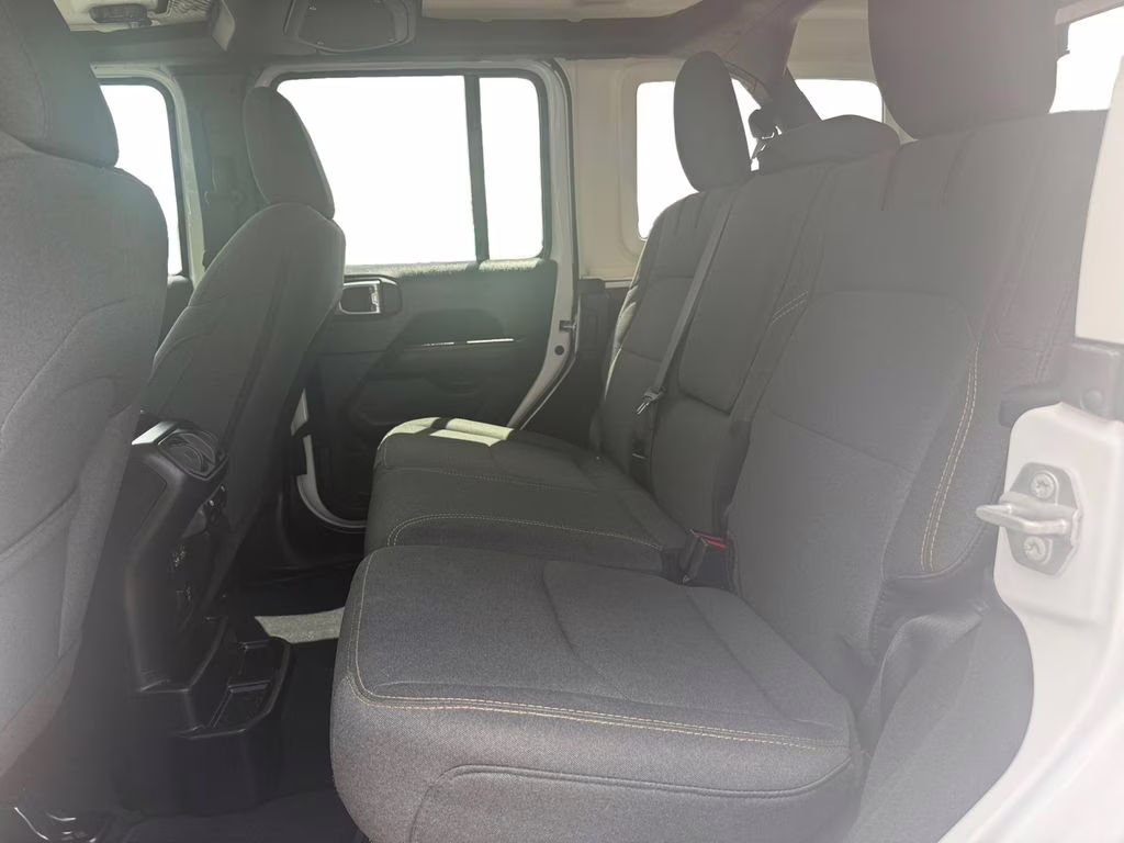 2025 Bright White Clearcoat Jeep Wrangler Sahara 4xe 4X4 SUV