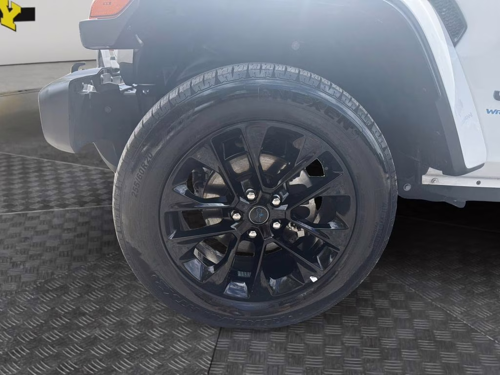 2025 Bright White Clearcoat Jeep Wrangler Sahara 4xe 4X4 SUV